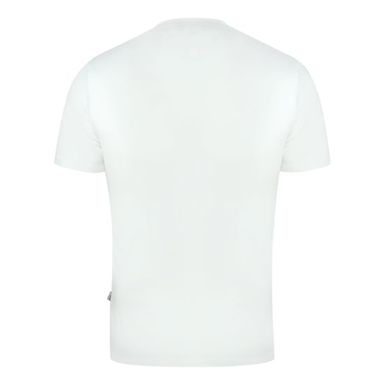Just Cavalli Logo Unterschrift Weißes T-Shirt - Image 2