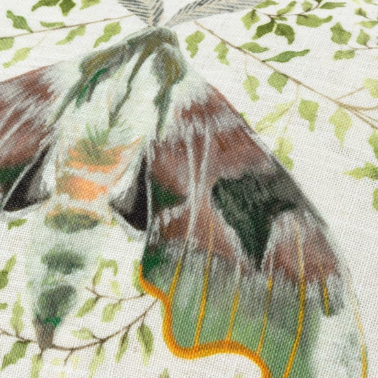 Evans Lichfield Shugborough Moth Traditional Polyester Filled Cushion