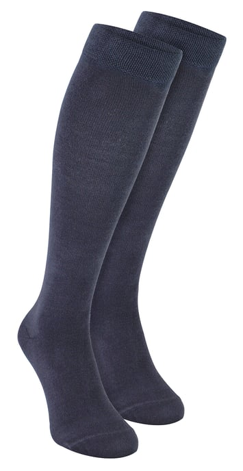 Herren Kniestrümpfe aus Bambus | Sock Snob | 2 Paar Multipack | Atmungsaktiv | Feuchtigkeitsableitung - Grau - Image 1