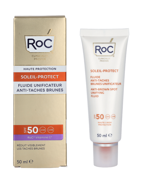 ROC Soleil-Protect Anti-Brown Spot Unifying Fluid SPF50+ 50 ml - Image 1