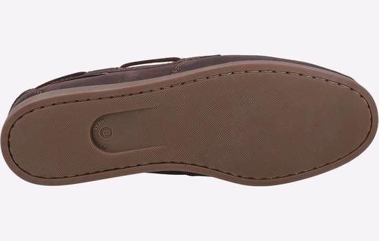 Cotswold Waterlane Leder Damen Braune Bootsschuhe - Image 4