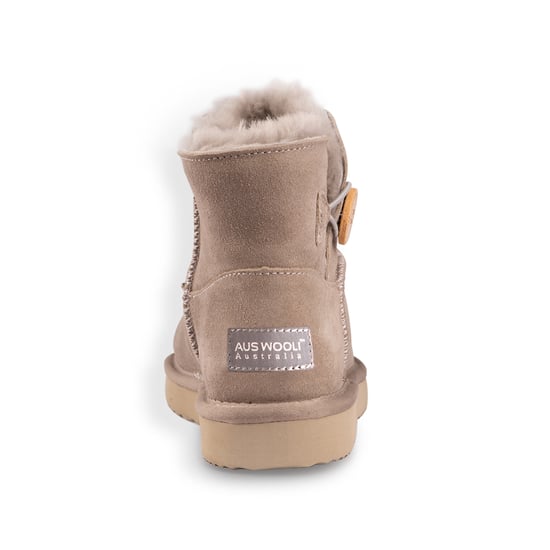 Aus Wooli Australia Unisex Short Sheepskin Cabarita Button Boot