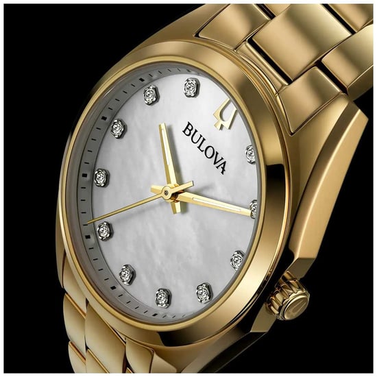Bulova Surveyor Damen Goldene Uhr 97P172 - Image 3
