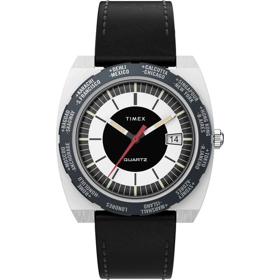 Timex Weltzeit Wiederauflage Herren Schwarz Uhr TW2V69500 - Image 1