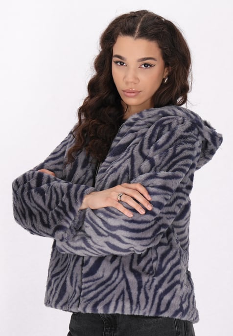 Mymo Jacke Damen grau/schwarz - Image 3