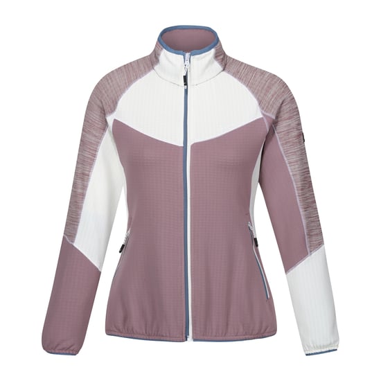Regatta Womens/Ladies Hepley II Full Zip Fleece Jacket (Heather/White)