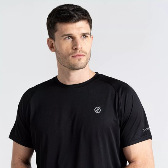 Dare 2B Mens Accelerate Lightweight T-Shirt (Black)