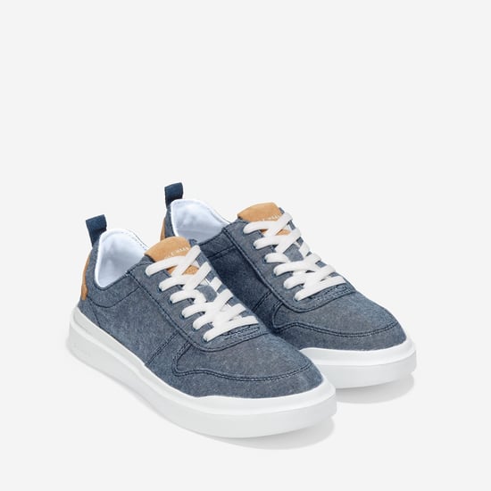 Cole Haan GrandPro Rally Canvas 100% Baumwolle Frauen Chambray/Wildleder/Optic Weiß Trainer - Image 1