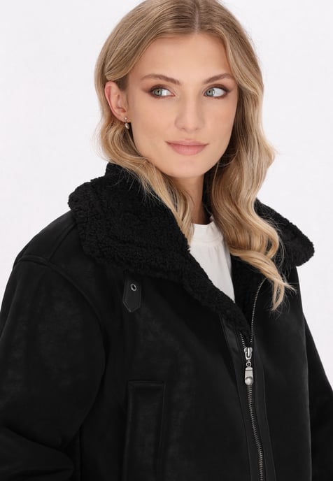 Dreimaster Jacke Damen schwarz - Image 5