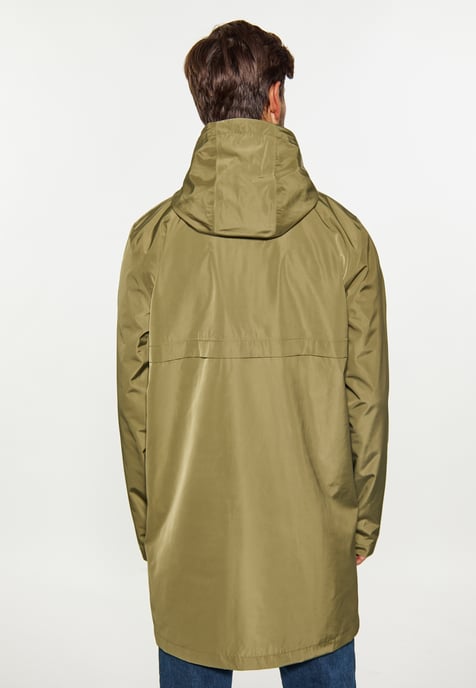 Dreimaster Regenparka aus recycelten Materialien Herren militärisch oliv - Image 4