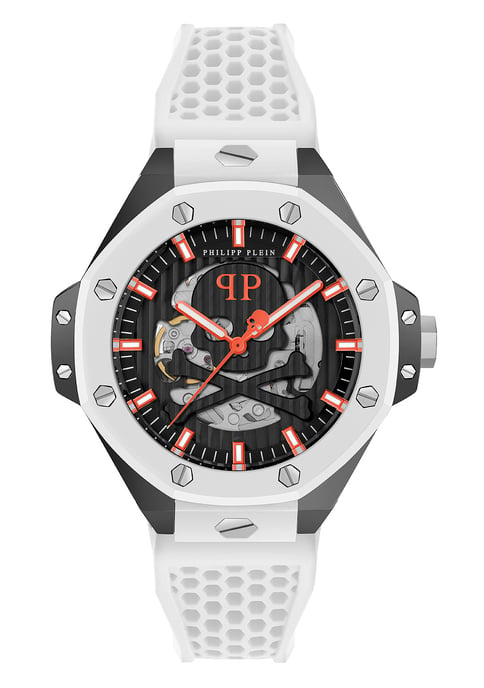 Philipp Plein Plein $keleton Royal Weiß Herren Armbanduhr PWPFA0724 - Image 1