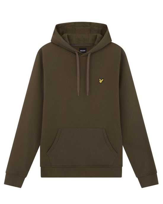 Lyle & Scott Pullover-Hoodie Plus in Olive - Image 1