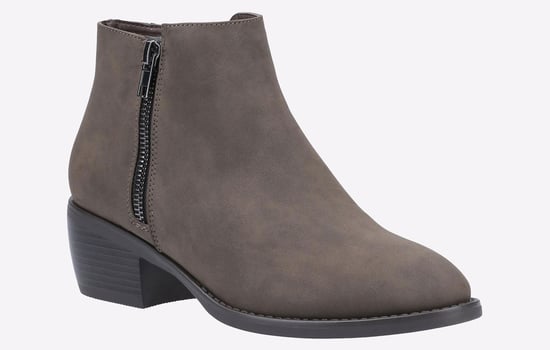 Divaz Ruby Vegan Zip Boots Womens