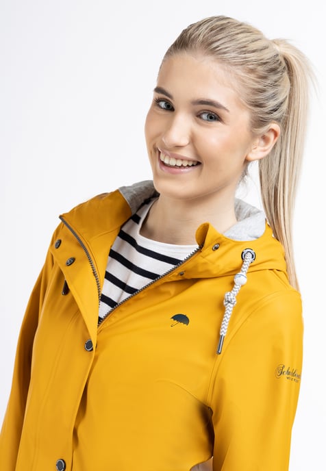 Schmuddelwedda Regenjacke Damen Senf-271 - Image 4