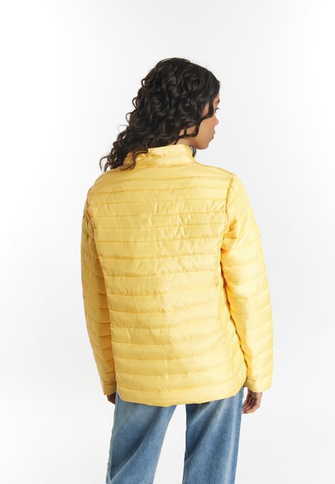 Mymo Leicht wattierte Jacke Damen Höllengelb - Image 4