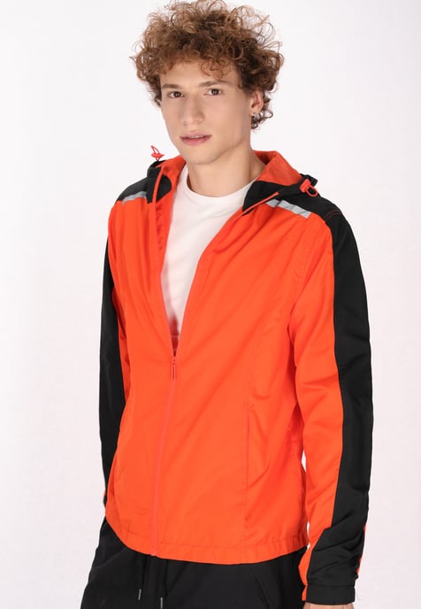 Mo Jacke Herren ORANGE SCHWARZ - Image 3