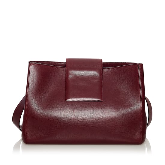 Vintage Cartier Must de Cartier Leather Crossbody Bag Red - Image 3
