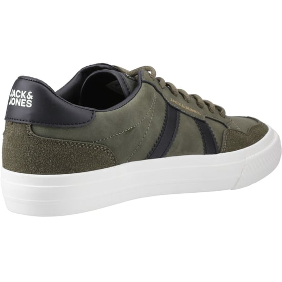 Jack & Jones Morden Spezial Polyurethan Herren Olive Nacht Turnschuhe - Image 2