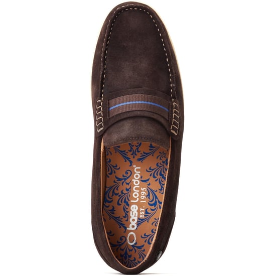 Base London Drum Herrenschuhe aus gebranntem braunem Leder - Image 4