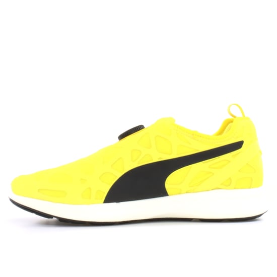 Puma Disc Sleeve Ignite Foam Yellow Textile Slip On Mens Trainers 360946 04