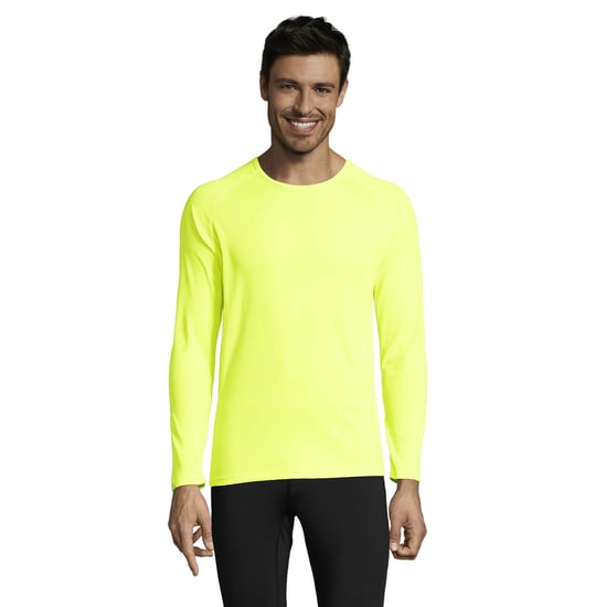 SOLS - T-Shirt für Herren - Sport Langärmlig (Neon-Gelb) - Image 1
