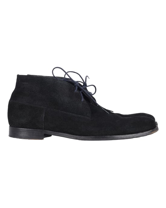 Hugo Boss Desert Schnürstiefeletten aus schwarzem Wildleder - Image 1