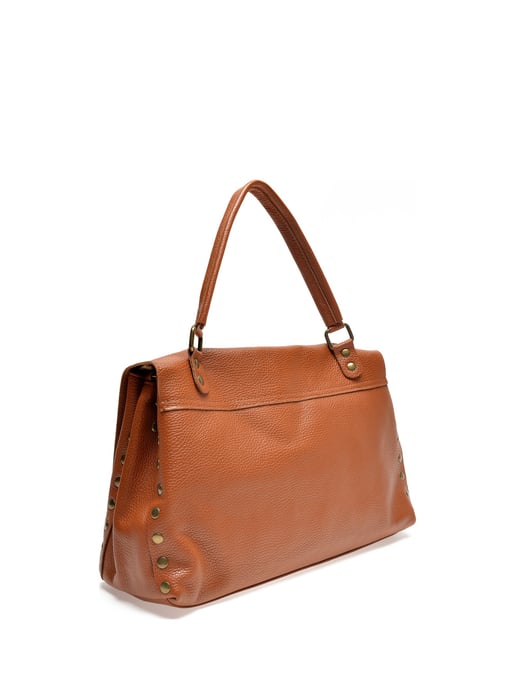 Anna Luchini SS22 AL 1766 Marron Cuir de vachette Sac - Image 2