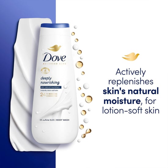 Dove Advanced Care Bodywash Deeply Nourishing 24H Renewing Micromoisture, 4x225ml