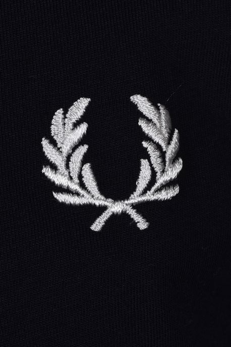 T-shirt double lisere Fred Perry Pour Homme en Bleu Marine - Image 3