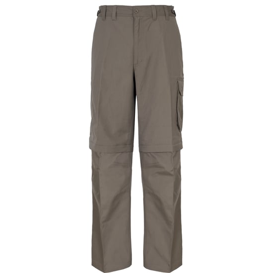 Trespass Mens Mallik Convertible Water Repellent Cargo Trousers