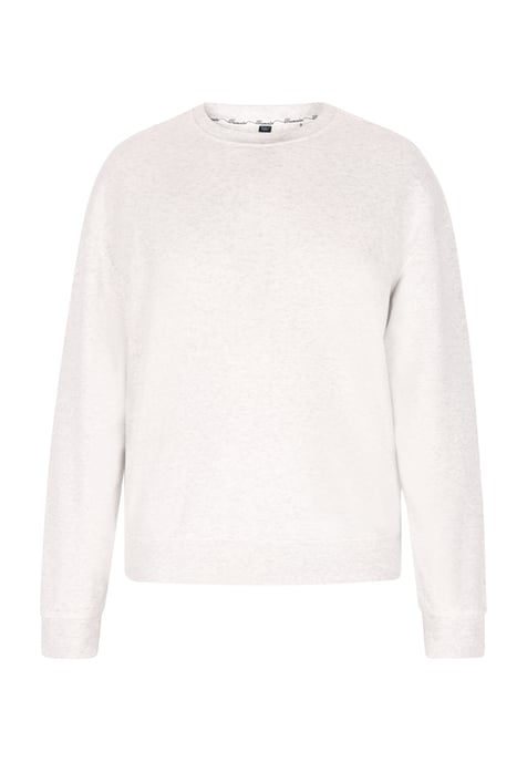 Dreimaster Sweatshirt Herren Wollweiß-Melange - Image 1
