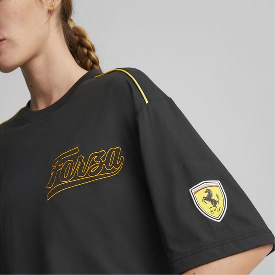 PUMA Damen PUMA x Scuderia Ferrari x June Ambrose Motorsport T-Shirt - Image 5