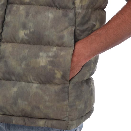 Men's Armani Sustainable Collection Gilet in Camo