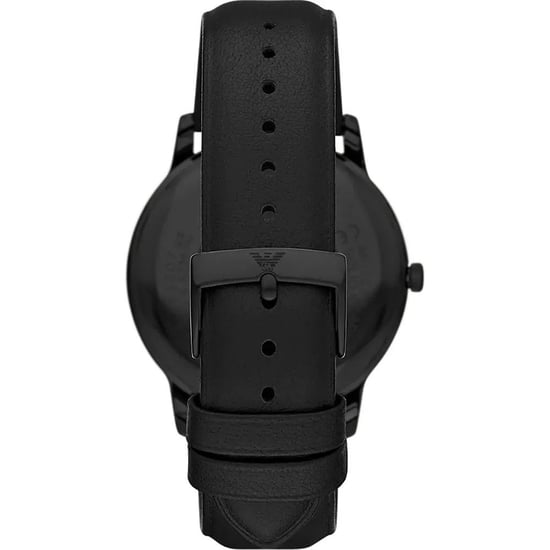 Emporio Armani Minimalist Schwarz Herren Armbanduhr AR11573 - Image 3