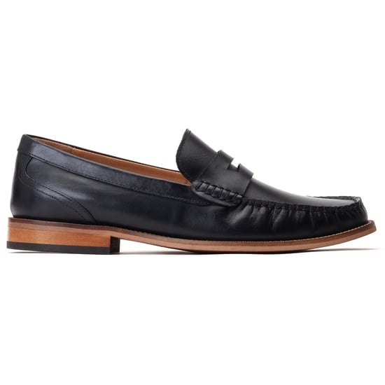 Base London Garfield Leder Herren schwarze Mokassins - Image 5