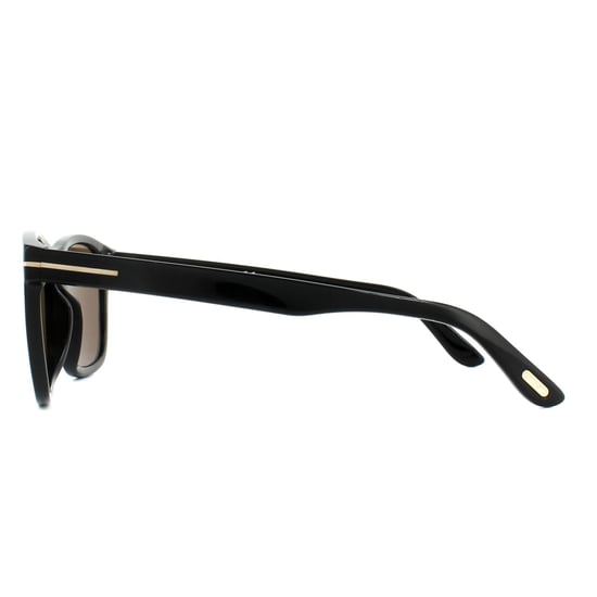 Tom Ford Sonnenbrille 0595 Eric 01J Glänzend Schwarz Braun - Image 3