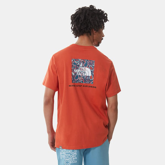 The North Face Men's Short Sleeve Redbox T-Shirt, Burnt Ochre