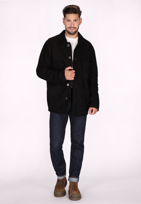 Dreimaster Jacke Herren schwarz - Image 2