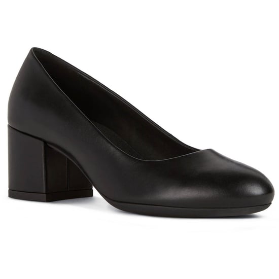 Geox D ELEANA A Leder Rindsleder Vollnarben Damen Schwarz Heels - Image 1