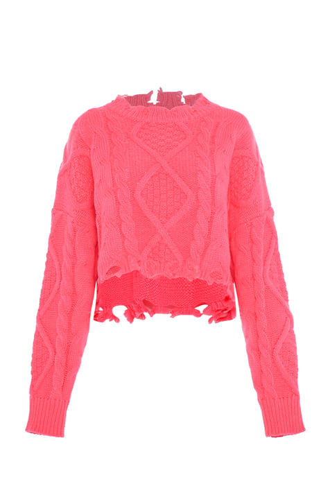 Mymo Strickpullover Damen koralle - Image 1