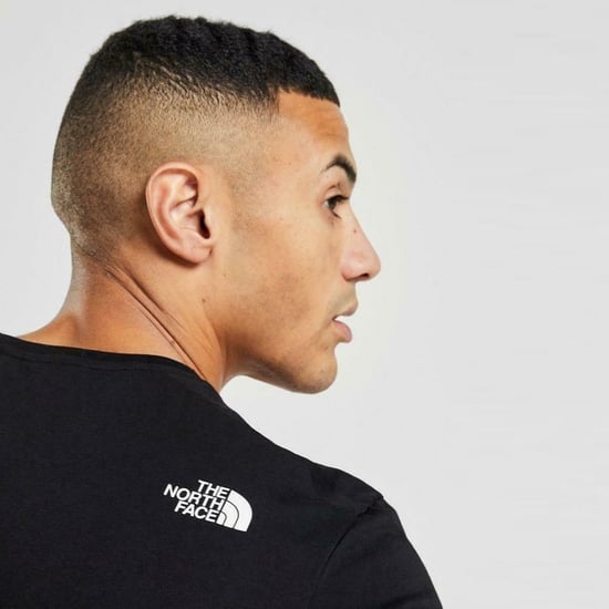 The North Face Mens gewebt Farbe Block T Shirt schwarz - Image 3