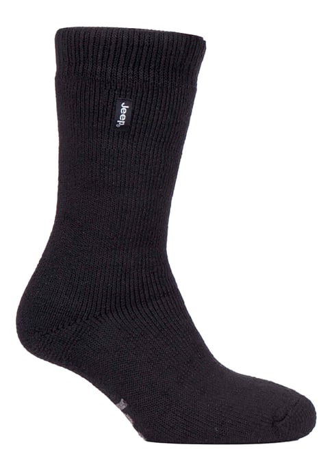 Herren Thermostiefelsocken für den Winter | Jeep | Warme Hochleistungssocken | Ideal zum Wandern - Schwarz - Image 1