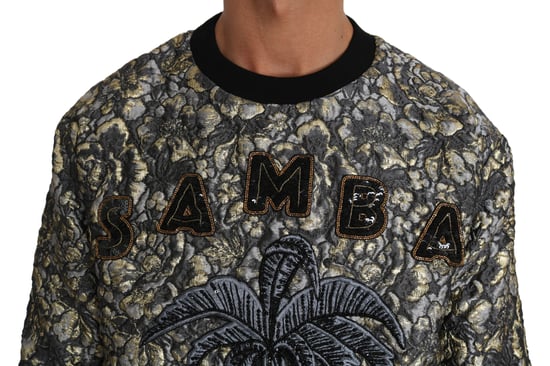 Jacquard Palmenbaum Pullover - Image 4