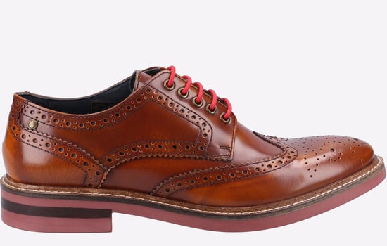 Base London Woburn Hi-Shine Brogue Leder Herren - Image 1