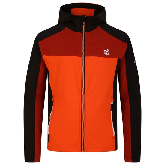 Dare 2B Childrens/Kids Thriving Core Stretch Hooded Midlayer (Puffin´s Bill/Black)