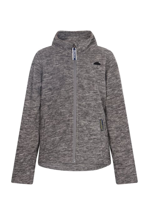 Schmuddelwedda Fleecejacke Mädchen (Kids) grau melange - Image 1