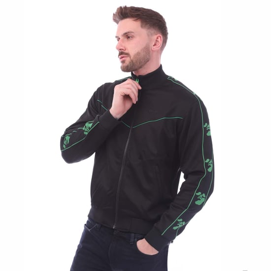 Off-white - Schmale Trainingsjacke Mit Ow Face Band In Schwarz - Image 1