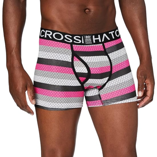 Crosshatch - "Crystaline" Boxershorts für Herren (3er-Pack) (Fuchsie/Schwarz/Grau) - Image 3
