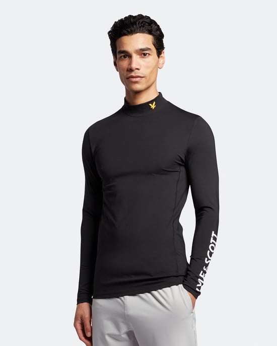 Lyle & Scott Golf Technical Baselayer in Schwarz - Image 1