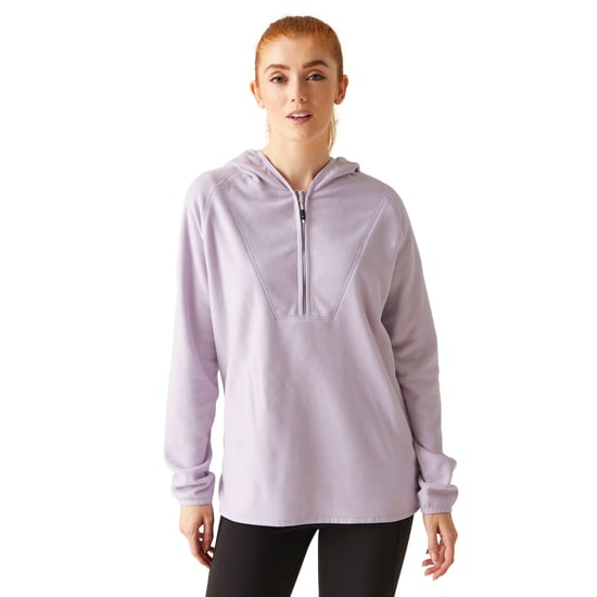 Regatta Womens/Ladies Warriewood Microfleece Half Zip Hoodie (Lilac Frost)